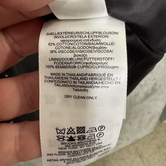 Brooks Brothers Dress Womens 6 Short Sleeve Fitted Printed Sheath Work Office - Picture 6 of 15